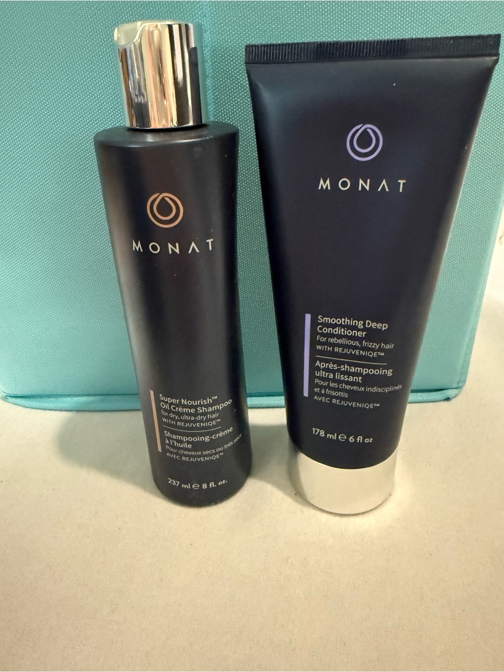 Authentic MONAT Black Smoothing Deep Conditioner Super Nourish Oil Crème Shampoo